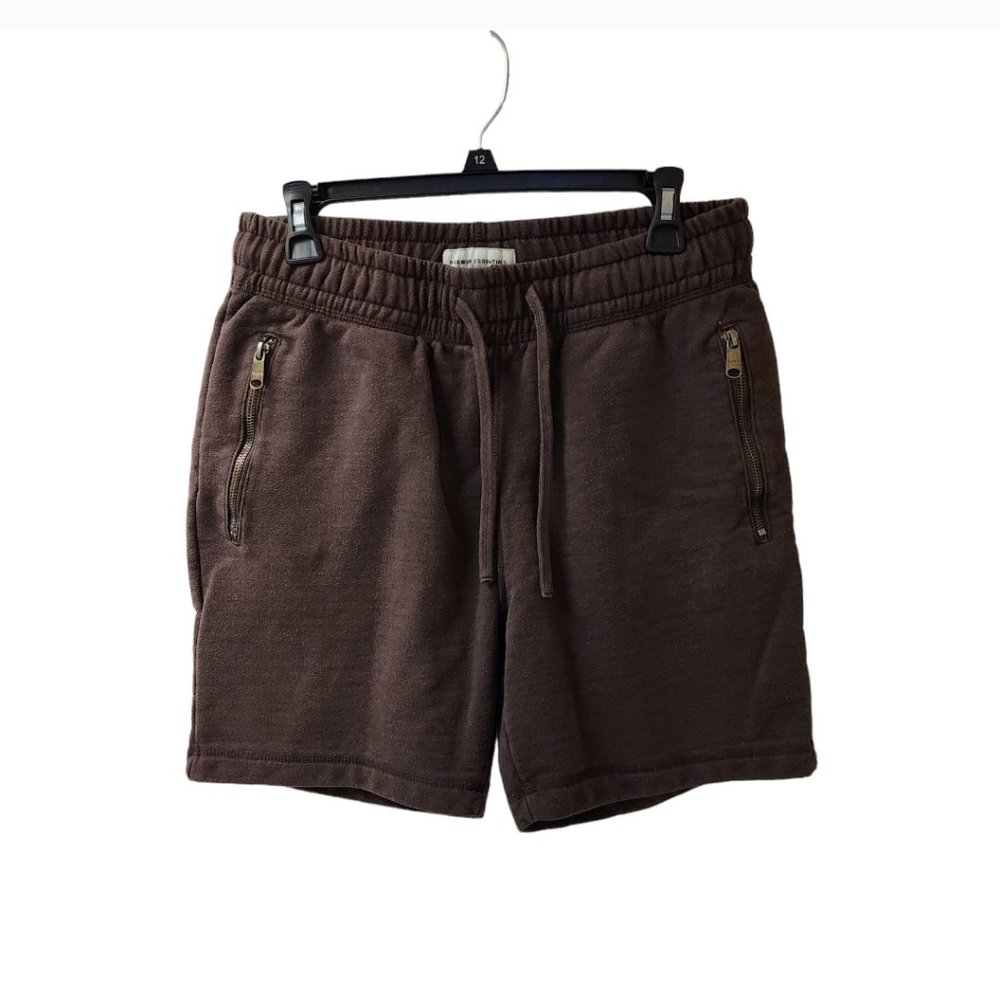 Maison Article Shoe Palace Premium Essentials Heavy Brown Sweat Shorts Large